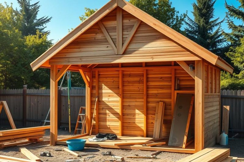 Wood Lean-To Shed Construction Guide