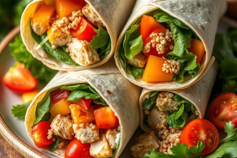 Quick Lean and Healthy Wraps Packed with Protein